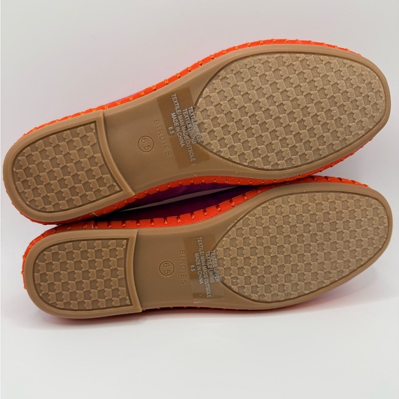 BIRDIES “The Heron” Women’s Hot Pink Velvet Espadrille Loafer Flats Size 6.5 - Picture 12 of 14
